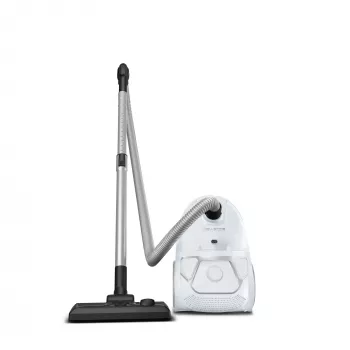 Trummel tolmuimeja ROWENTA Compact Power RO3957EA — 900 W, kuivpuhastus, 3 L kombineeritud tolmukonteiner, hügieenifilter, valge