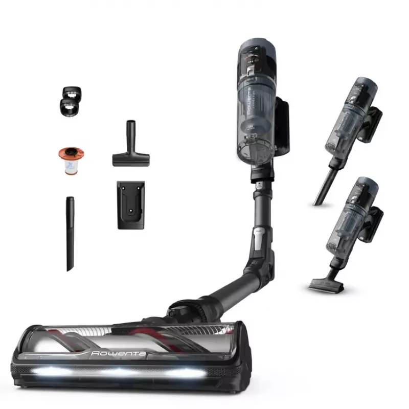 Rowenta X-Force Flex 14.80 RH9B36WV akutolmuimeja/elektriline hari 2-in-1 akutolmuimeja Aku Kuiv Kotita 0,65 L 670 W Must, Sinine