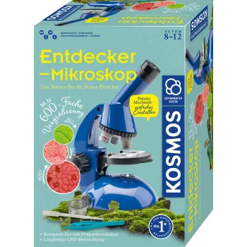 Kosmos 63605, Mikroskoop, Bioloogia, 8 a, Sinine Kosmos 63605. Tootetüüp: Mikroskoop, Teema: Bioloogia, Soovitatav vanus (min): 8 a, Toote värv: Sinine