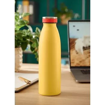 Leitz Cosy isoleeritud joogipudel 500 ml, kollane, roostevaba teras, 68 mm, 68 mm, 235 mm, 280 g