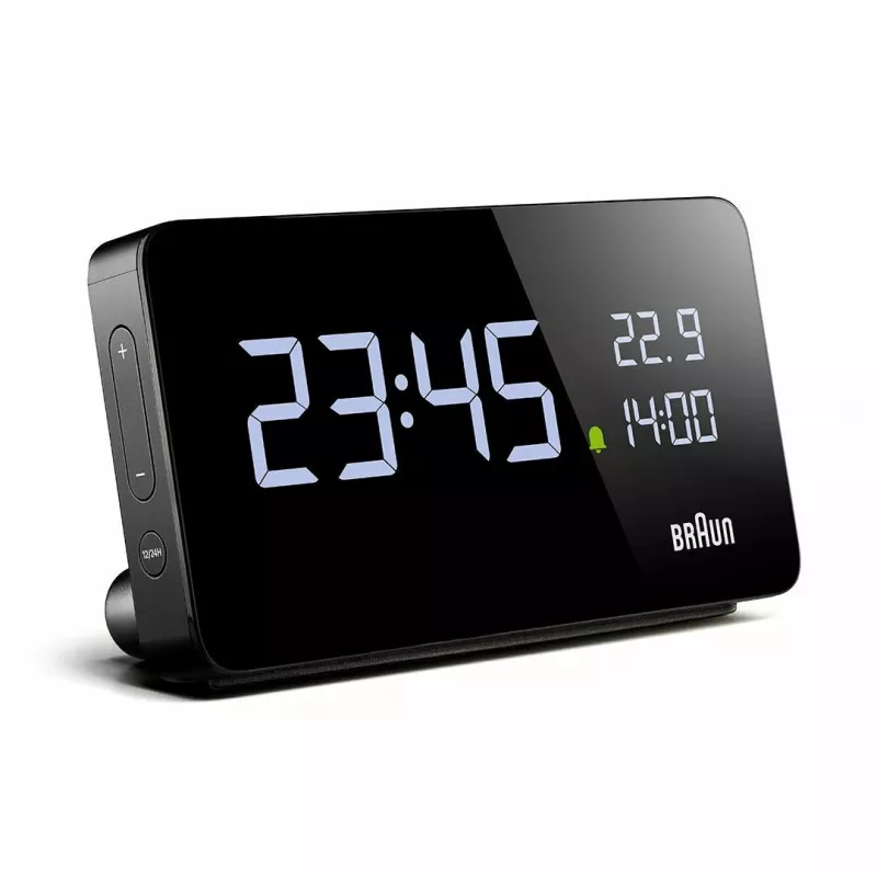Braun BC20BEU seina-/lauakell Digitaalkell Ristkülik Must
