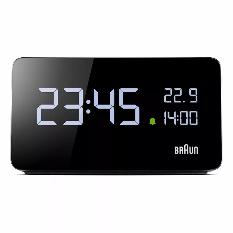 Braun BC20BEU seina-/lauakell Digitaalkell Ristkülik Must