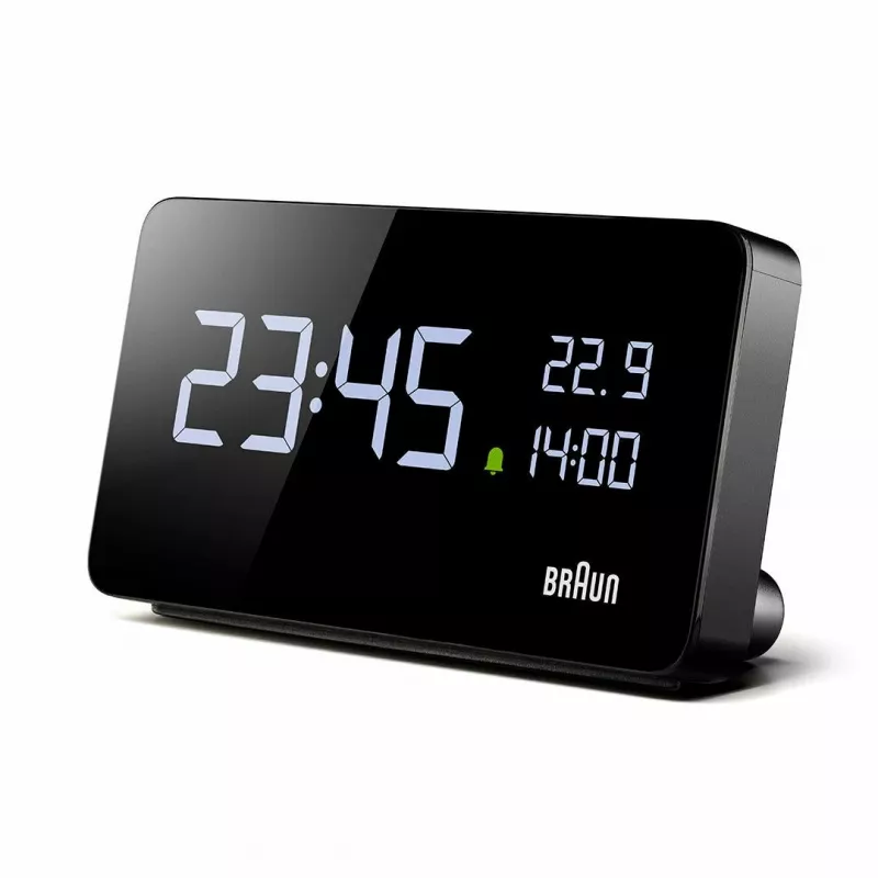 Braun BC20BEU seina-/lauakell Digitaalkell Ristkülik Must