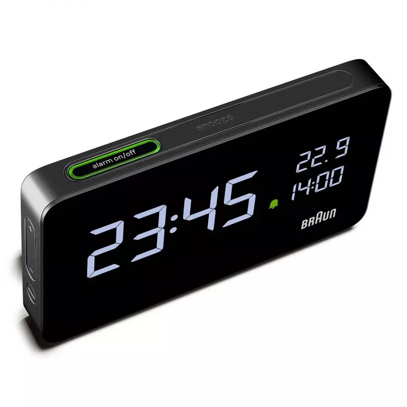 Braun BC20BEU seina-/lauakell Digitaalkell Ristkülik Must