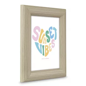 Pildiraam HAMA Tori üheosaline MDF pruun 13×18 cm fotodele, FSC-sertifitseeritud