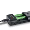 Akulaadija HAMA 00081390 digikaamera akudele – USB, Li-Ion ja NiMH ühilduv, 5V sisend
