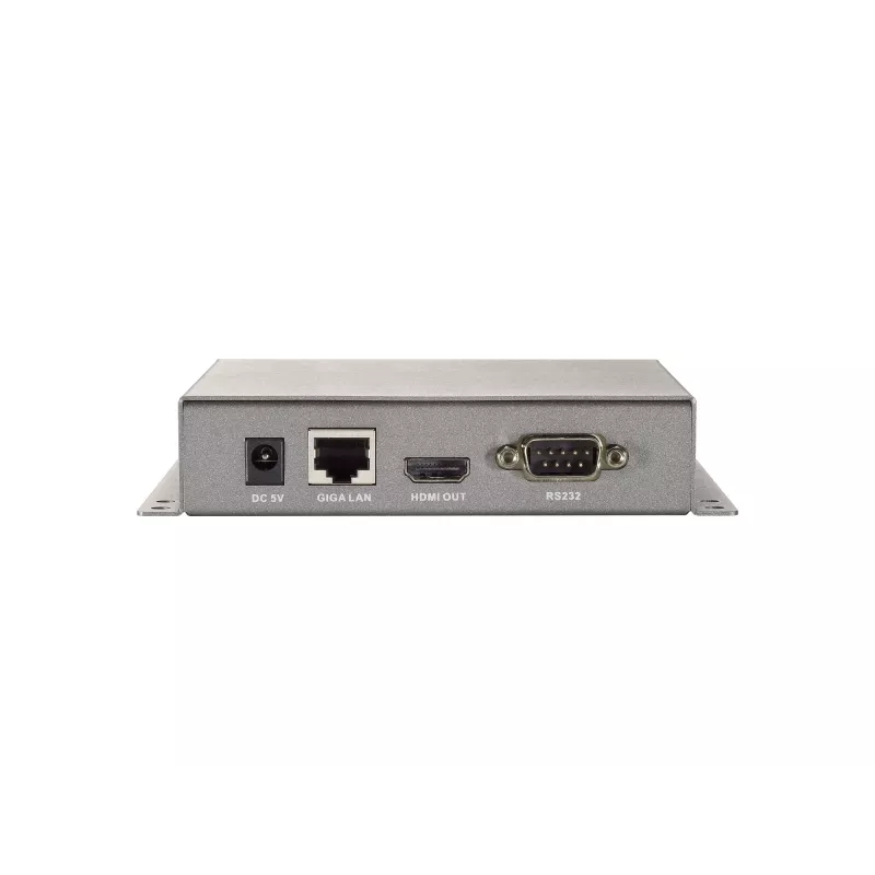 LevelOne HDMI üle IP PoE-vastuvõtja, 1920 x 1080 pikslit, AV-vastuvõtja, hall, HDCP