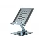 Multimeedia-tahvelarvuti alus CONCEPTRONIC THANA09G — kokkuklapitav pöördalus, 360° pöörlev alus, reguleeritav kõrgus, hall, 150×110×40 mm
