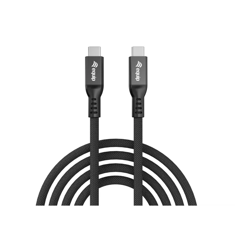 USB4 Gen 4x2 C-C-tüüpi kaabel EQUIP 1,2 m, 80 Gbps, PD240 W, 8K@60 Hz, must