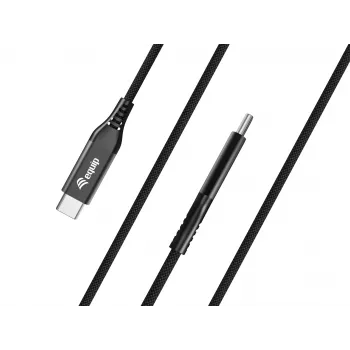 Equip USB 4 üliõhuke C-C-kaabel, 1,2 m, PD240W, 4K/60 Hz, 40 Gbps, must
