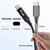 Equip USB 4 üliõhuke C-C-kaabel, 1,2 m, PD240W, 4K/60 Hz, 40 Gbps, must