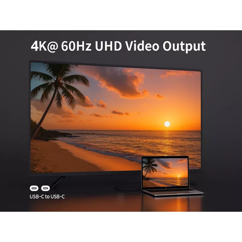 Equip USB 4 üliõhuke C-C-kaabel, 1,2 m, PD240W, 4K/60 Hz, 40 Gbps, must