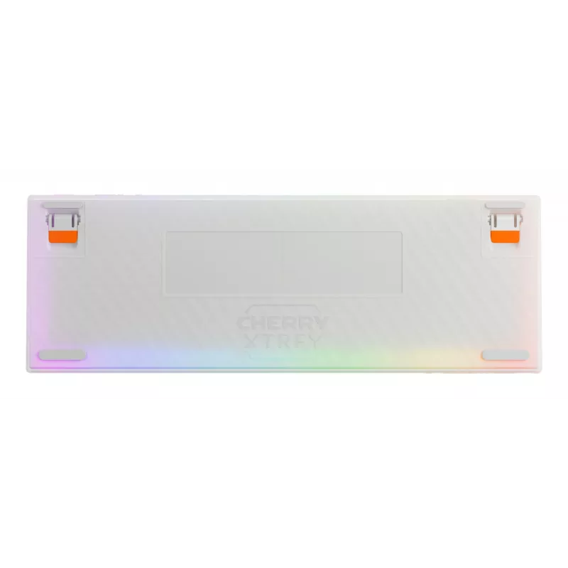 Mehaaniline mänguklaviatuur Cherry K5 Pro TMR Compact 65% QWERTY US, juhtmega USB, RGB, oranž/valge