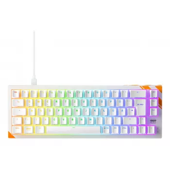 Mehaaniline mänguklaviatuur Cherry K5 Pro TMR Compact — 65% juhtmega USB, QWERTZ, RGB, oranž/valge