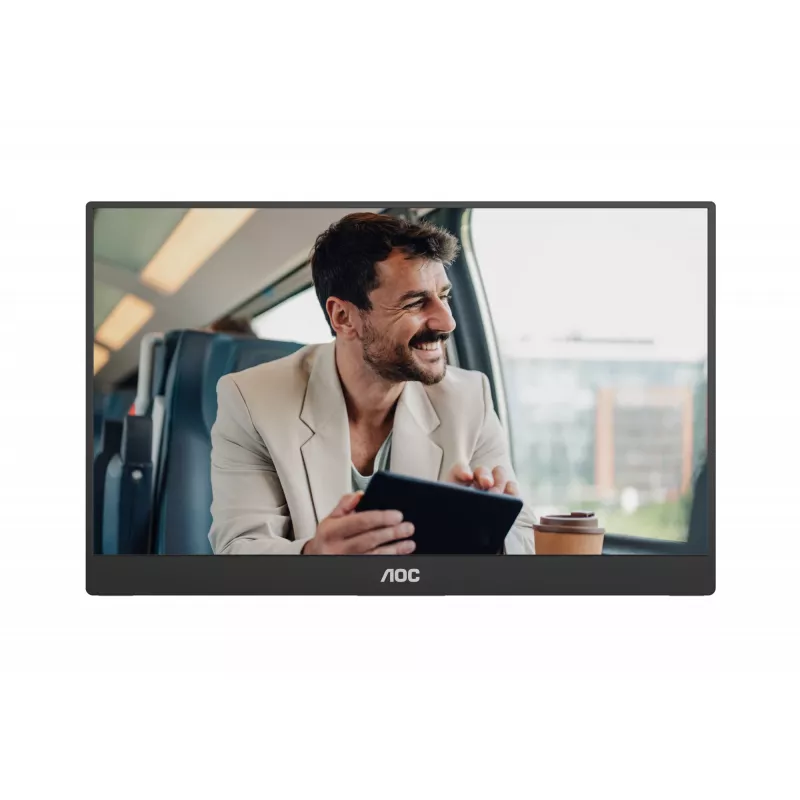 AOC 16T20E2 kaasaskantav teler/monitor Kaasaskantav monitor Must 39,6 cm (15,6 tolli) LED 1920 x 1080 pikslit