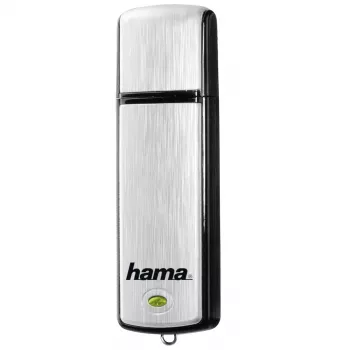 Hama Fancy USB-mälupulk 32 GB 2.0 Must, Hõbedane