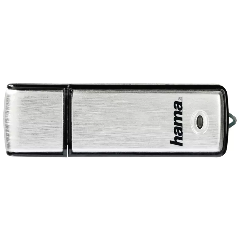 Hama Fancy USB-mälupulk 32 GB 2.0 Must, Hõbedane