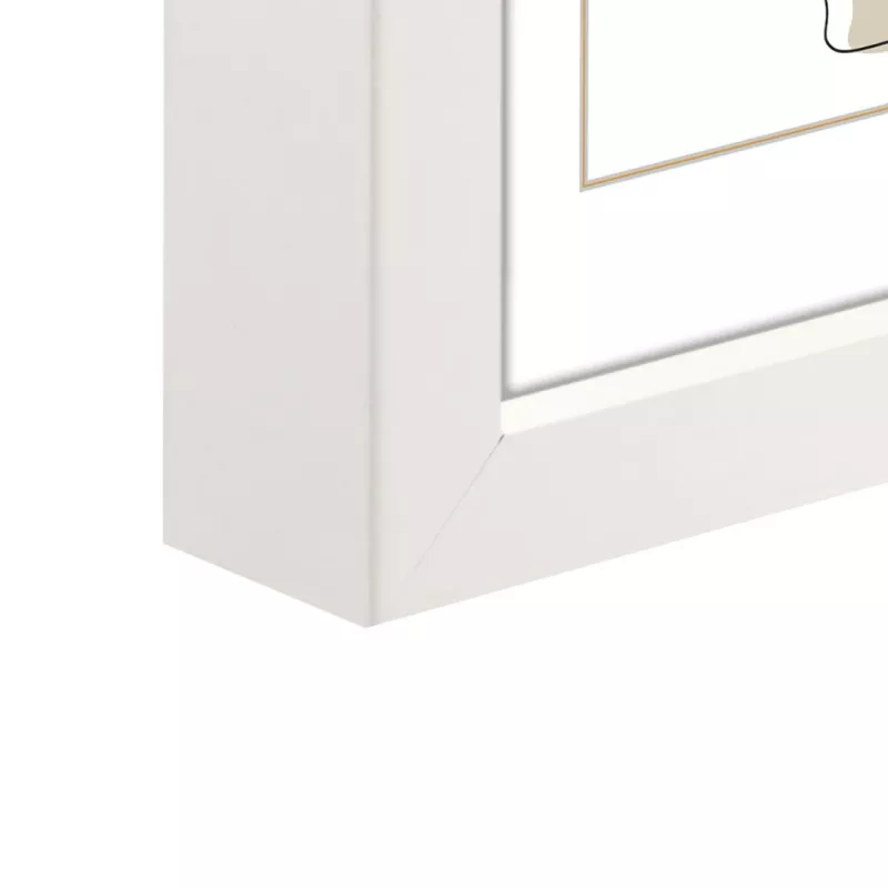 Üksik pildiraam Hama Copenhagen valge klaas MDF 220mm