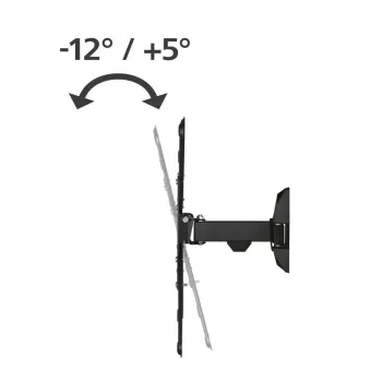 Hama 00220823 TV-kinnitus/statiiv 165,1 cm (65 tolli) Must