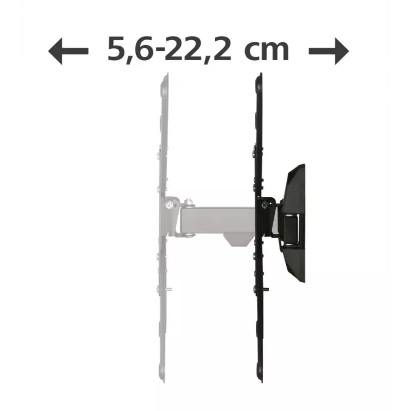 Hama 00220823 TV-kinnitus/statiiv 165,1 cm (65 tolli) Must