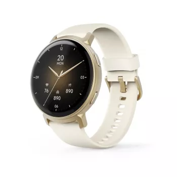 Hama 00178641 nutikell / spordikell 3,35 cm (1,32-tolline) AMOLED 43 mm Analoog 466 x 466 pikslit Puutetundlik Kuld GPS (satelliit)