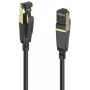 Hama 00202000 võrgukaabel Must 0.5 m Cat8 S/FTP (S-STP)