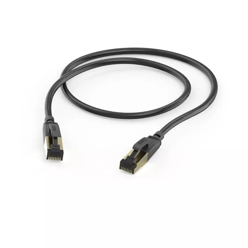Hama 00202000 võrgukaabel Must 0.5 m Cat8 S/FTP (S-STP)