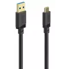 Hama 00202005 USB-kaabel USB 3.2 Gen 1 (3.1 Gen 1) 0,75 m USB A USB C Must