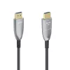 Hama 00202036 HDMI kaabel 15 m HDMI Type A (Standard) Must, Hall, Hõbedane