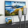 Hama 00202036 HDMI kaabel 15 m HDMI Type A (Standard) Must, Hall, Hõbedane