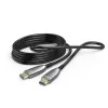 Hama 00202036 HDMI-kaabel 20 m HDMI-tüüp A (standardne) Must, Hall, Hõbedane