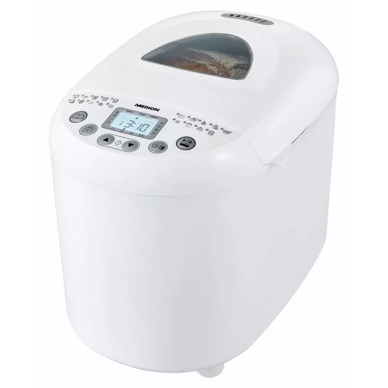 Leivaküpsetaja MEDION MD 11011 550 W Valge 1 kg Digitaalne taimer