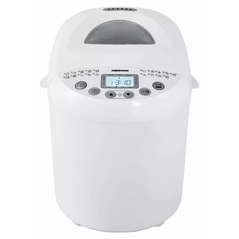 Leivaküpsetaja MEDION MD 11011 550 W Valge 1 kg Digitaalne taimer