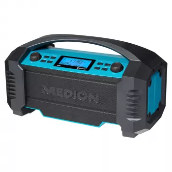 MEDION LIFE E66050 Worksite analoog- ja digitaalraadio must, sinine