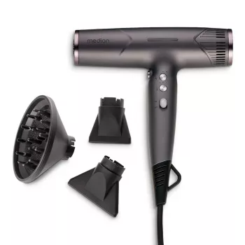 Föön MEDION LIFE HD2 1740 W, must, max temp 95 °C, 1,8 m juhe