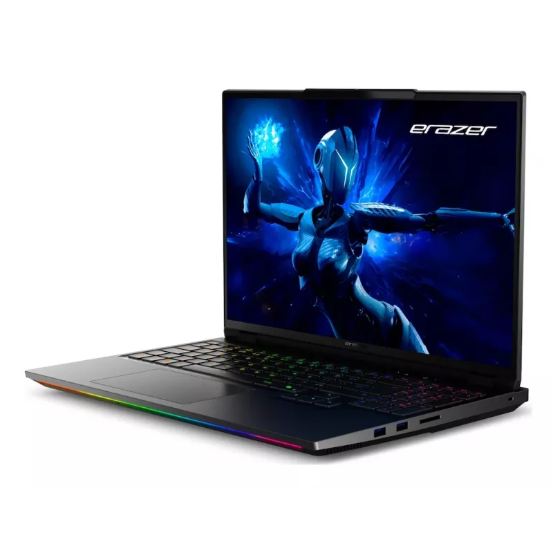 ERAZER Beast 16 X1 Intel Core Ultra 9 275HX sülearvuti 40,6 cm (16 inch) Quad HD+ 32 GB DDR5-SDRAM 2 TB SSD NVIDIA GeForce RTX 5080 Wi-Fi 6E (802.11ax) Windows 11 Home Must