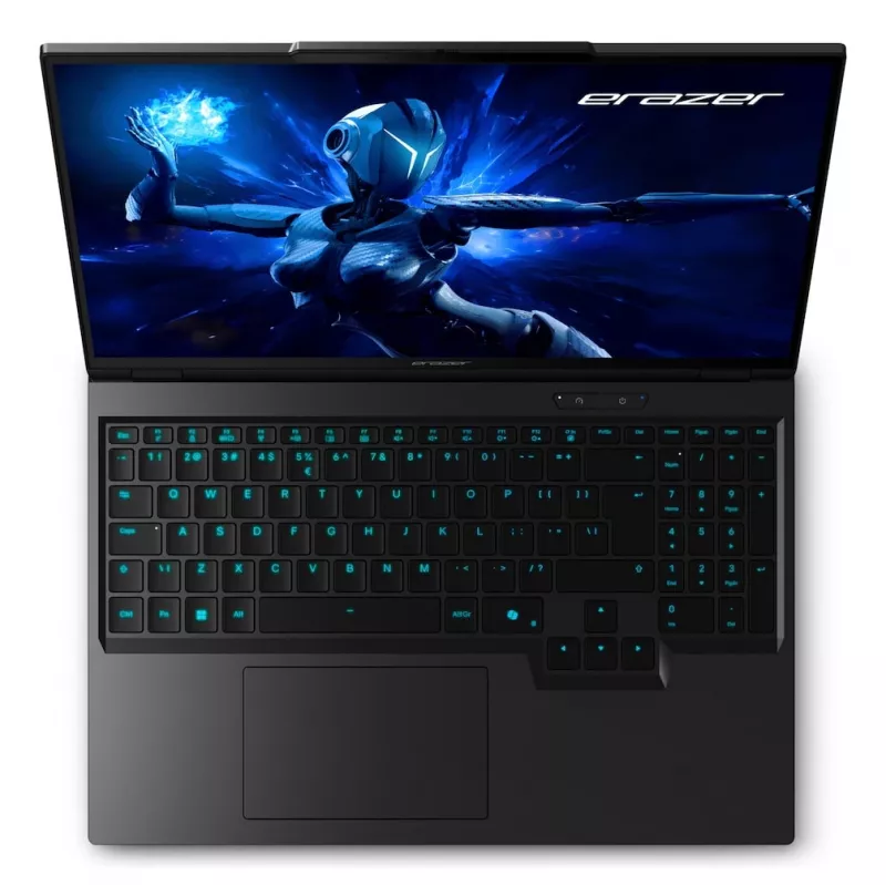 ERAZER Beast 16 X1 Intel Core Ultra 9 275HX sülearvuti 40,6 cm (16 inch) Quad HD+ 32 GB DDR5-SDRAM 2 TB SSD NVIDIA GeForce RTX 5080 Wi-Fi 6E (802.11ax) Windows 11 Home Must