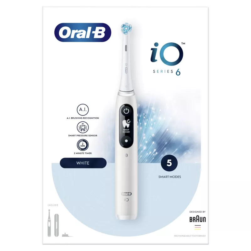 Oral-B iO 80351523 elektriline hambahari Täiskasvanutele Vibreeriv hambahari Must, Sinine