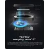 ICY BOX Diamond Case 1980 M.2 NVMe SSD korpus Thunderbolt 5 tehnoloogiaga ja edastuskiirusega kuni 80 Gbps
