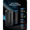 ICY BOX Diamond Case 1980 M.2 NVMe SSD korpus Thunderbolt 5 tehnoloogiaga ja edastuskiirusega kuni 80 Gbps