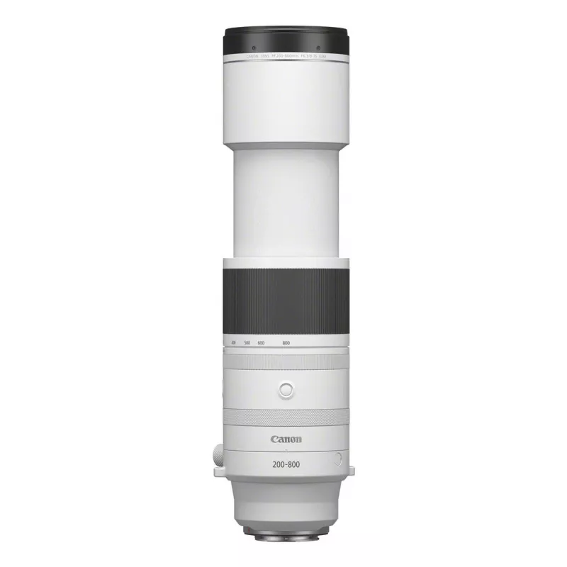 Canon RF 200-800 mm F6.3-9 IS USM Telefoto-objektiiv, must/valge