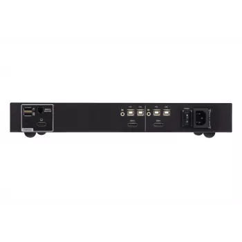 ATEN 2-pordiline USB HDMI turvaline KVM-lüliti CAC-iga, 4K UHD 3840x2160@60Hz, USB klaviatuur/hiir, metallkorpus
