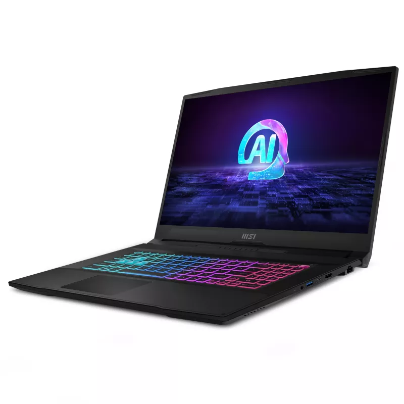 MSI Katana A17 AI B8VF-835NL AMD Ryzen™ 9 8945HS sülearvuti 43.9 cm (17.3 inch) Full HD 16 GB DDR5-SDRAM 1 TB SSD NVIDIA GeForce RTX 4060 Wi-Fi 6E (802.11ax) Windows 11 Home Must