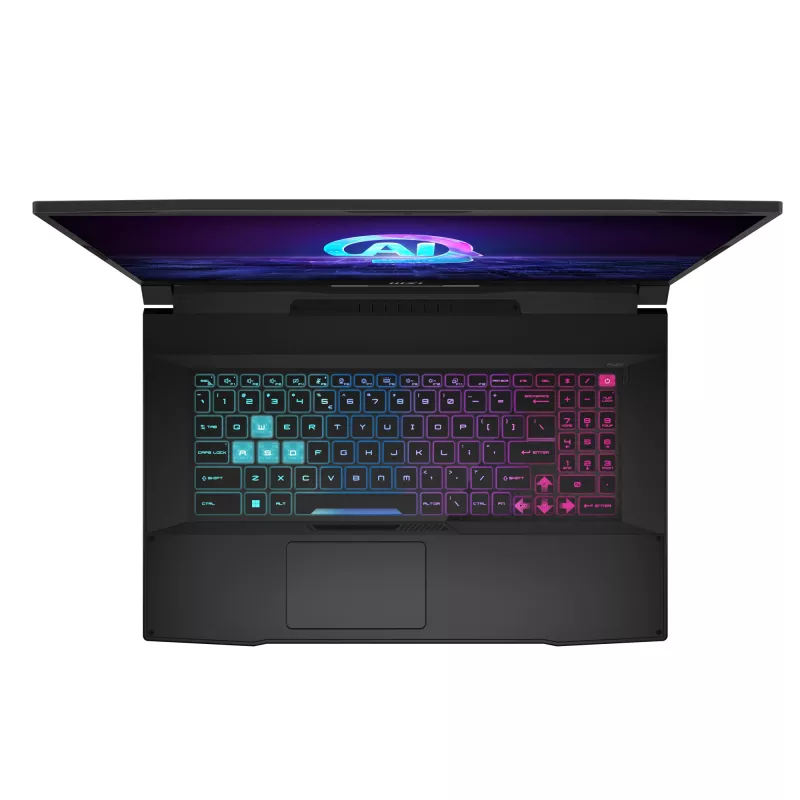 MSI Katana A17 AI B8VF-835NL AMD Ryzen™ 9 8945HS sülearvuti 43.9 cm (17.3 inch) Full HD 16 GB DDR5-SDRAM 1 TB SSD NVIDIA GeForce RTX 4060 Wi-Fi 6E (802.11ax) Windows 11 Home Must
