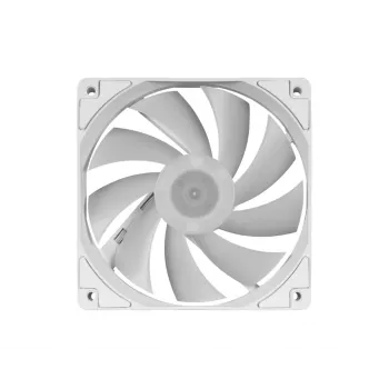 Arvutikorpuse ventilaator MSI MAG F120 ARGB Valge — 120 mm, 1300 p/min, hüdrauliline laager