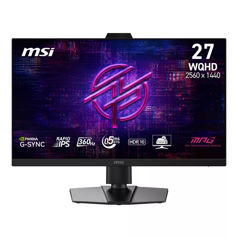 27-tolline MSI MPG 272QRF X36 mängurimonitor — 2560×1440 WQHD, Rapid IPS, 0,5 ms, 400 cd/m², USB 2.0 jaotur, VESA, kõrguse reguleerimine
