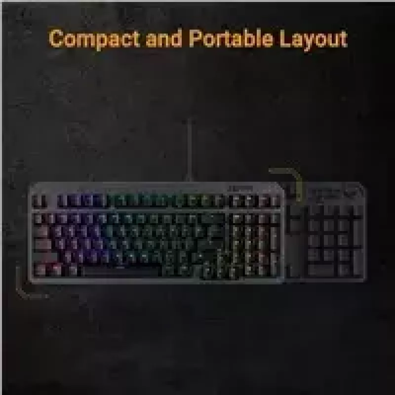 Mehaaniline mänguriklaviatuur ASUS TUF Gaming K3 Gen II RGB valgustusega