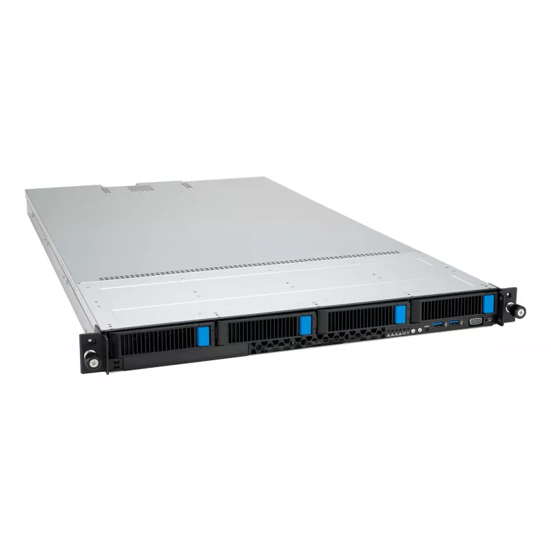 ASUS RS501A-E12-RS4 LGA 6096 Rack (1U) Must, Hõbedane