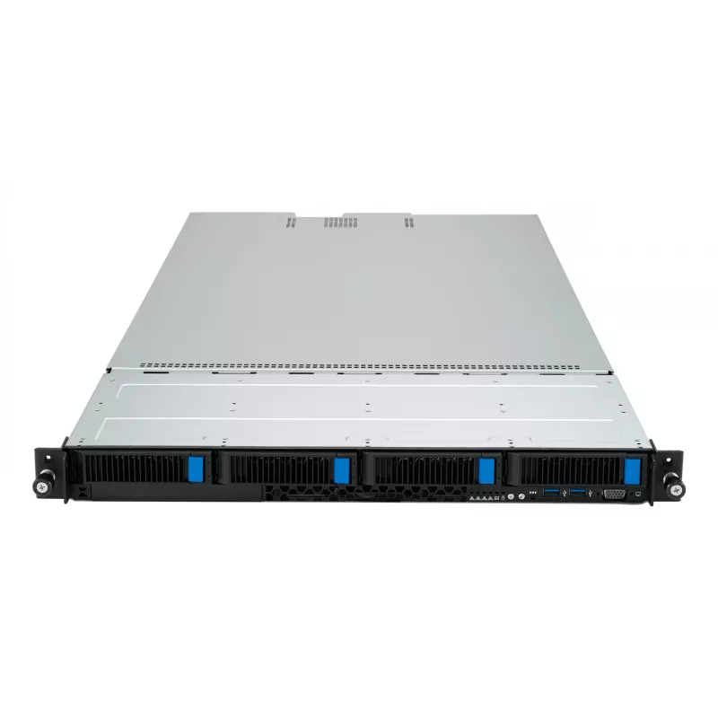 ASUS RS501A-E12-RS4 LGA 6096 Rack (1U) Must, Hõbedane