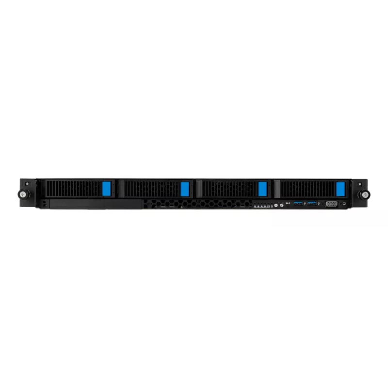 ASUS RS501A-E12-RS4 LGA 6096 Rack (1U) Must, Hõbedane